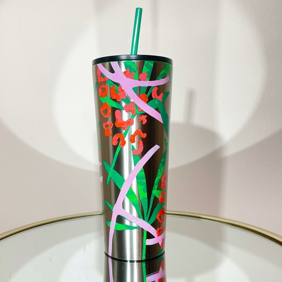 New Starbucks Jungle Leopard Print Stainless Steel Tumbler - Picture 2 of 2